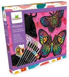 Sycomore Bastelset Metallic-Stifte Papillons flamboyants kreatives Spielzeug