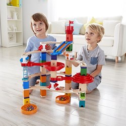 Hape Quadrilla Murmelbahn Super spirals - Lernspielzeug für Kinder