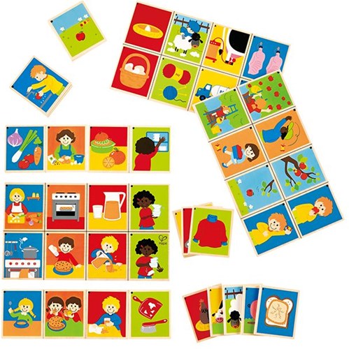 Hape Holzpuzzle Story Lines - Lernspielzeug für Kinder ab 3 Jahren-2