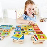 Hape Holzpuzzle Story Lines - Lernspielzeug für Kinder ab 3 Jahren