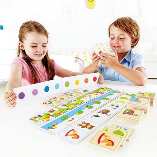 Hape Ratespiel Holz Denkspiel für Kinder ab 4 Jahren