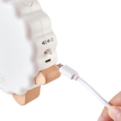 Hape Schaf Nachtlicht Schlaflieder Kinderzimmer USB wiederaufladbar