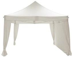Paviljoen Easy 3X4.5Mtr Wit Polyester