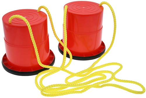 Pre-Sport Stelzen Spielzeug schwarz rot - Gleichgewicht und Koordination