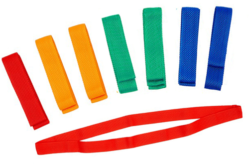 Mannschaftsbänder (10er-Pack) Grün - 100cm