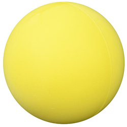Uncoated Foam Ball - Yellow - 16cm