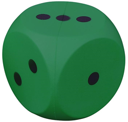 Pre-Sport Schaumstoffwürfel grün - Lernspielzeug 14 cm