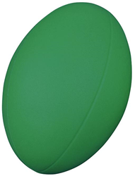 Pre-Sport Rugbyball Schaum grün - Beschichteter Schaumstoff Rugbyball für Kinder
