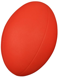 Pre-Sport Rugbyball rot Schaum beschichtet - leichtes langlebiges Spielzeug