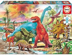 Educa Puzzle 100 Teile Dinosaurier Karton Kinder Spielzeug