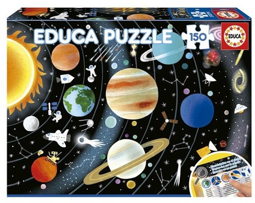 Educa Puzzle Sonnensystem 150 Teile Lernspielzeug