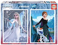 Educa Frozen Puzzle 2x500 Teile Disney Puzzle