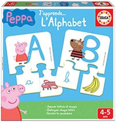 Educa Peppa Pig Lernspiel Alphabet für Kinder Buchstaben lernen