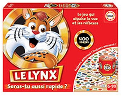 Educa Brettspiel Lynx französische Version Lernspiel für Kinder