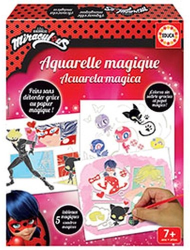 Educa Aquarell Malset Miraculous Ladybug magisches kreatives Spielzeug