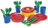 Dantoy Kindergeschirr 22-teilig multicolor Spielzeugset
