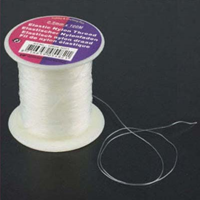 Hobby & Bastelspaß Elastischer Nylonfaden 0,5 mm transparent 100 m