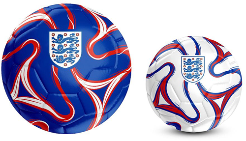 Team Merchandise 26 Panel England Football - White/Red/Blue - 5