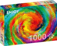 Enjoy Puzzle Puzzle Colorful Gradient Swirl - 1000 Teile buntes Motiv-2