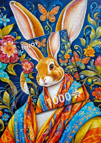 Enjoy Puzzle Puzzle Cool Rabbit - 1000 Teile Puzzlespaß-2