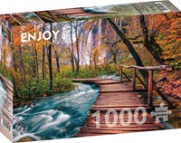 Enjoy Puzzle Forest Stream in Plitvice, Croatia - 1000 Teile-2