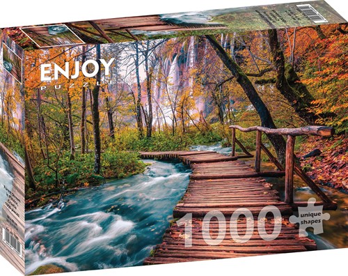 Enjoy Puzzle Forest Stream in Plitvice, Croatia - 1000 Teile-2