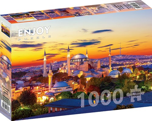 Enjoy Puzzle Hagia Sophia at Sunset, Istanbul - 1000 Teile-2