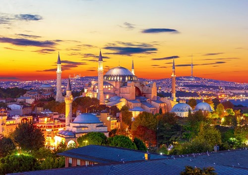 Enjoy Puzzle Hagia Sophia at Sunset, Istanbul - 1000 Teile