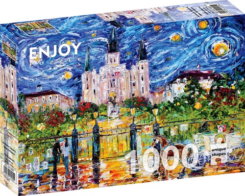 Enjoy Puzzle Puzzle Jackson Square New Orleans - 1000 Teile Puzzle-2