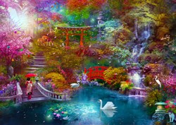 Enjoy Puzzle Puzzle Japanese Garden 1000 Teile entspannend