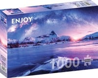 Enjoy Puzzle Milchstraße über den Lofoten, Norwegen - 1000 Teile-2