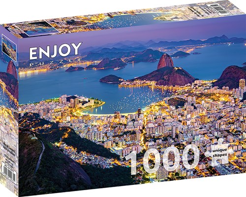 Enjoy Puzzle Rio de Janeiro by Night, Brazil - 1000 Teile-2