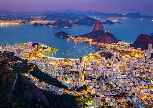 Enjoy Puzzle Rio de Janeiro by Night, Brazil - 1000 Teile