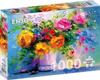 Enjoy Puzzle Rosen - 1000 Teile-2