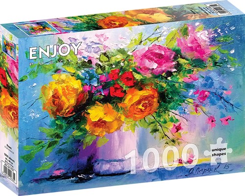 Enjoy Puzzle Rosen - 1000 Teile-2