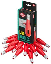 Essdee lino Griffe rot - 12 Stück für Linolschnitt Hobby