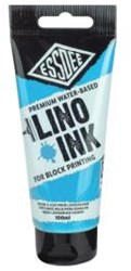 Essdee Lino Tinte Sky Blue 100 ml - Druckfarbe für Linoldruck und Kunst