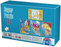 D-Toys Europakarte mit Flaggen - 240 Teile-2