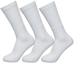 Exceptio Sportsocken Junior Weiß - 3 Paar bequeme Baumwollsocken