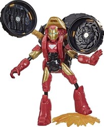 Hasbro Avengers Actionfigur Iron Man Bend and Flex Rider Motorrad