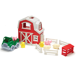 Green Toys Bauernhof Spielset nachhaltiges Spielzeug Bauernhof