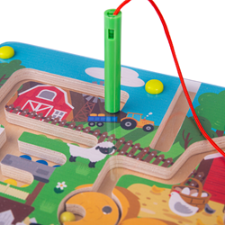 Bigjigs Bauernhof-Labyrinth-Puzzle