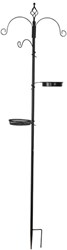 Esschert Design Futterstation Garten schwarz 200 cm vogelfreundlich