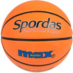 Spordas Basketball Max farbig Größe 5 - orange - Basketball Spielzeug