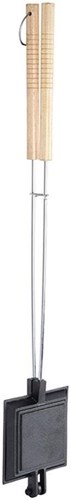 Esschert Design Sandwichmaker Gusseisen Outdoor Grillen BBQ Schwarz