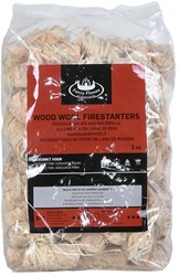 Esschert Design Anzündwolle Holz 80 Stück FSC Kaminanzünder Starter