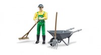 Bruder 62610 - Figurenset Landwirt mit Zubehör-2