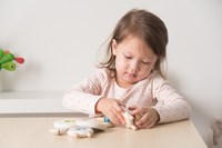 PlanToys Holzspielzeug Schaf schnüren