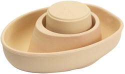PlanToys Holzspielzeug Gummi-Cabrio-Boot-Pastell Orange