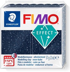 Fimo Modelliermasse Galaxy blau 57g - Glitzer Effekt ofenhärtend